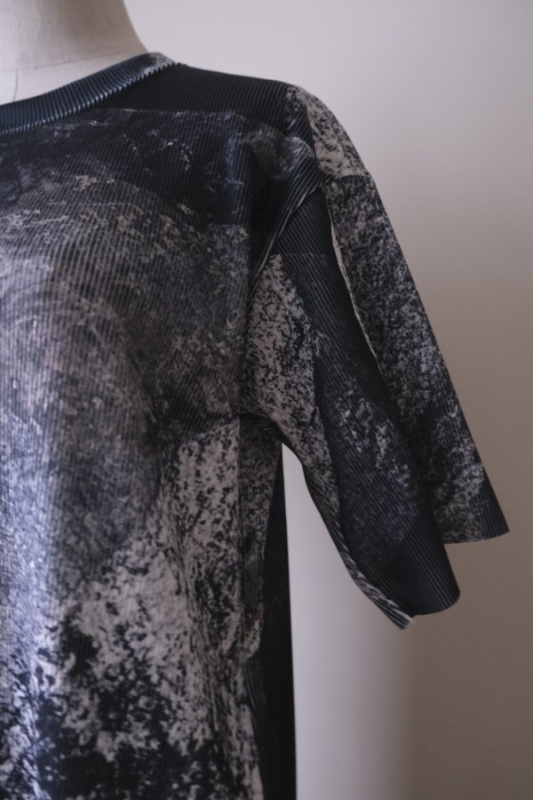 画像6: NON TOKYO PRINT RIB HALF SLEEVE ONE-PIECE rock (6)