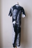 画像3: NON TOKYO PRINT RIB HALF SLEEVE ONE-PIECE rock (3)