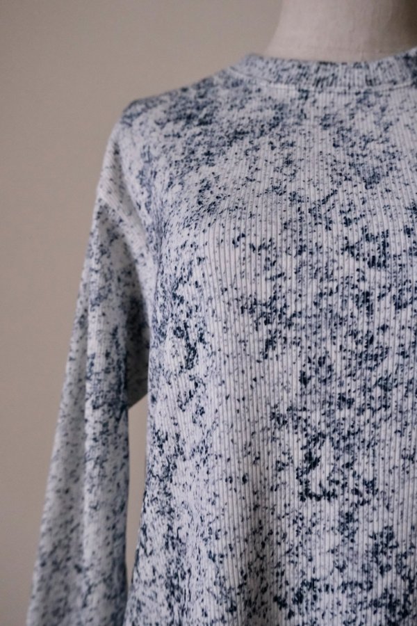 画像6: NON TOKYO PRINT RIB L/S ONE-PIECE noise (6)