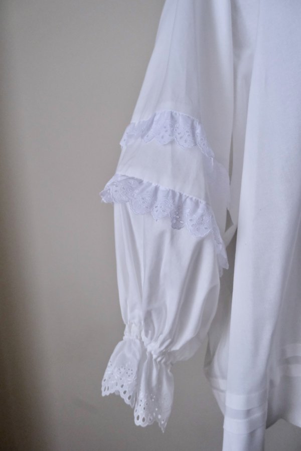 画像7: SOWA chantilly blouse  white (7)