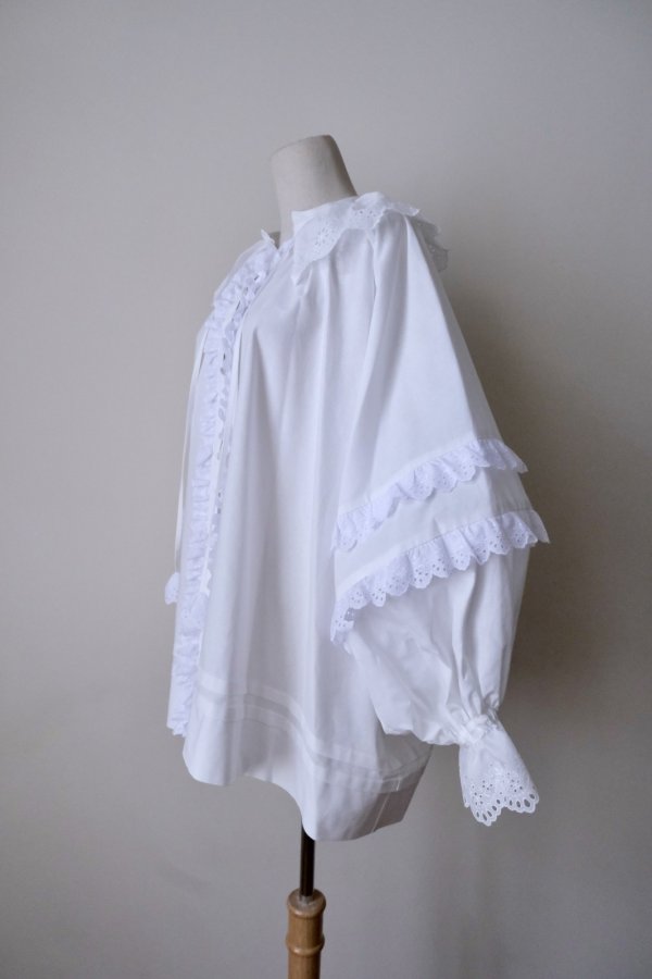 画像2: SOWA chantilly blouse  white (2)
