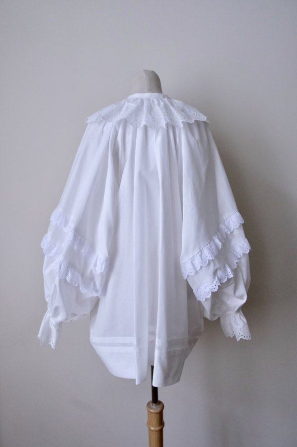 画像3: SOWA chantilly blouse  white (3)