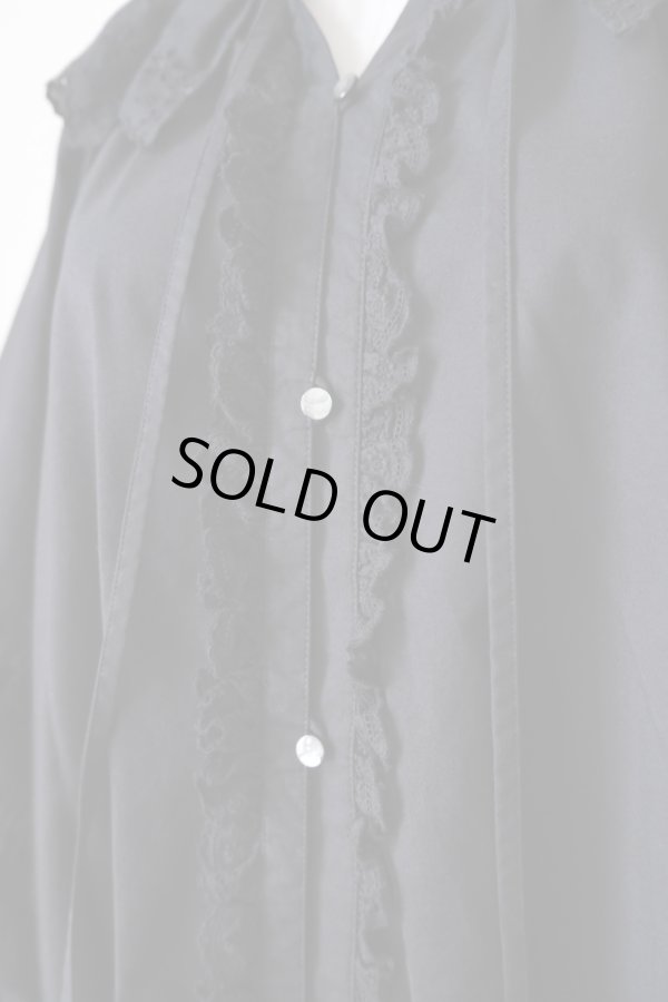 画像8: SOWA chantilly blouse  black (8)