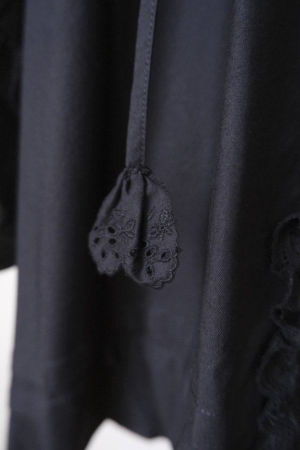 画像6: SOWA chantilly blouse  black (6)