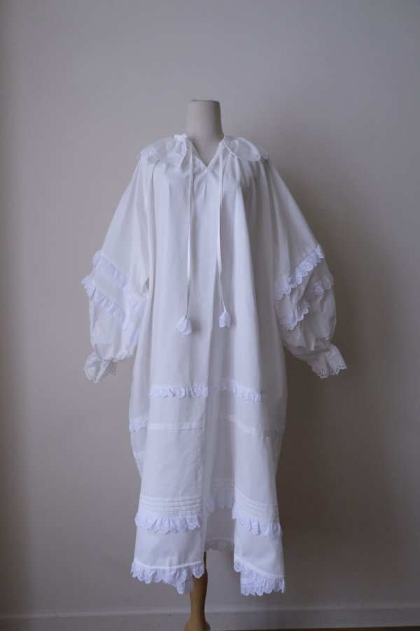 画像1: SOWA chantilly dress white (1)