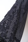 画像4: LOKITHO (ロキト) CORD EMBROIDERY MESH TOP black (4)