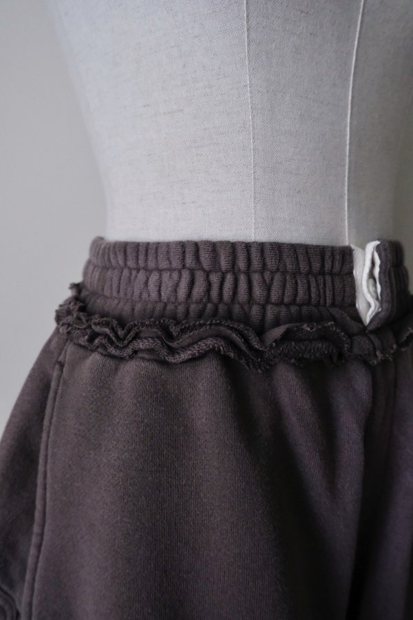 画像5: SIIILON Bleach waves short pants dust brown (5)