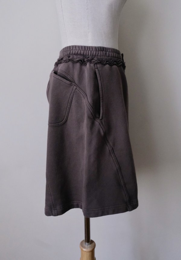画像3: SIIILON Bleach waves short pants dust brown (3)