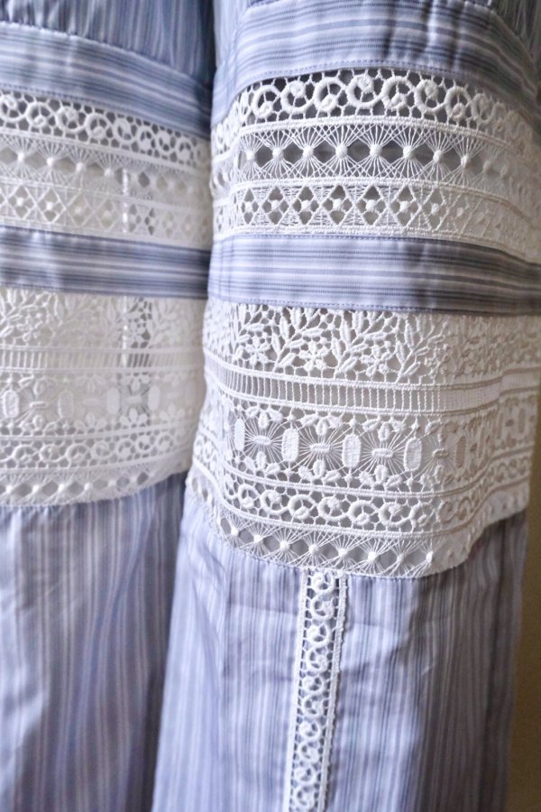 画像6: AOIWANAKA  Framed Lace Pants sax (6)