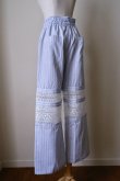 画像3: AOIWANAKA  Framed Lace Pants sax (3)