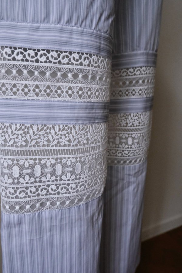 画像7: AOIWANAKA  Framed Lace Pants sax (7)