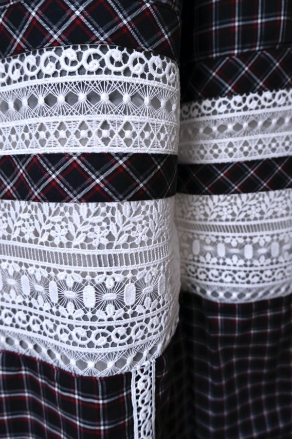 画像6: AOIWANAKA  Framed Lace Pants red (6)
