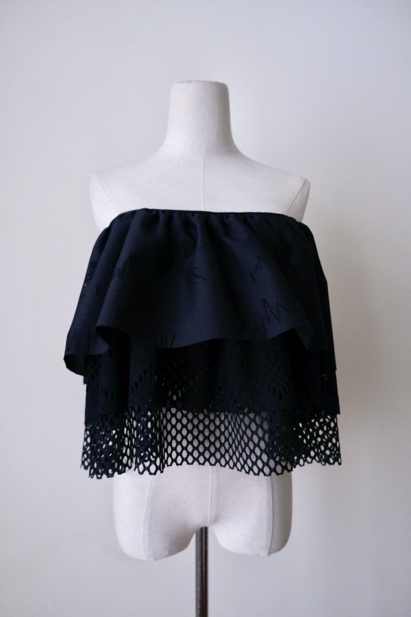 画像3: bedsidedrama Frill Collar and Wrap Tutu Skirt black (3)