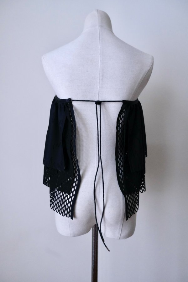 画像4: bedsidedrama Frill Collar and Wrap Tutu Skirt black (4)