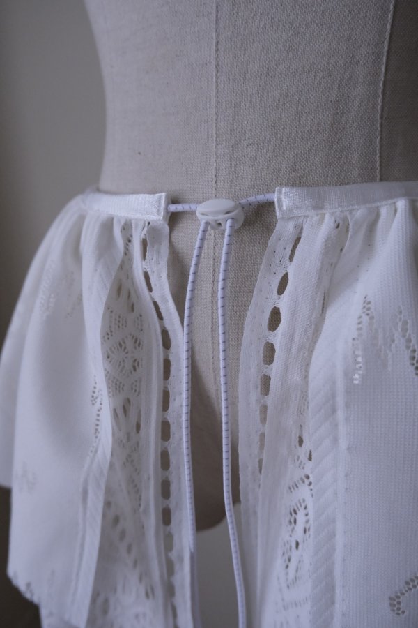 画像3: bedsidedrama Frill Collar and Wrap Tutu Skirt white (3)