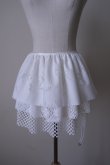 画像4: bedsidedrama Frill Collar and Wrap Tutu Skirt white (4)