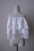 画像5: bedsidedrama Frill Collar and Wrap Tutu Skirt white (5)