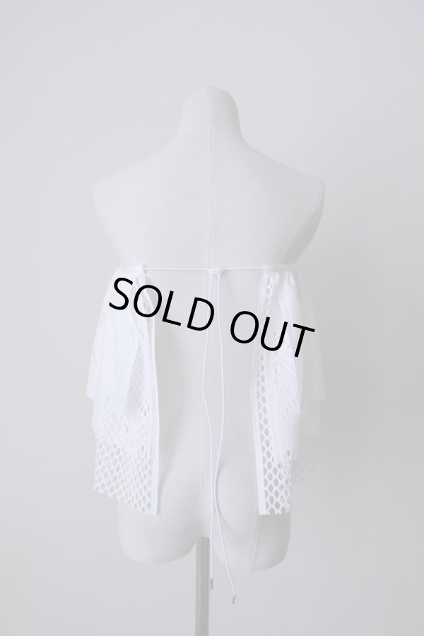 画像7: bedsidedrama Frill Collar and Wrap Tutu Skirt white (7)