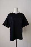 画像1: LOKITHO (ロキト) CORD EMBROIDERY BIG T black (1)