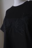 画像4: LOKITHO (ロキト) CORD EMBROIDERY BIG T black (4)