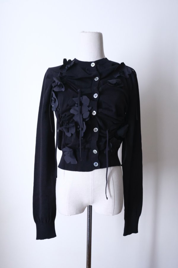 画像1: RIV NOBUHIKO (リブ ノブヒコ）POPPY FLOWER CARDIGAN (1)