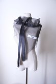 画像5: SIIILON Veil Wrap scarf　black (5)