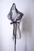画像1: SIIILON Veil Wrap scarf　black (1)