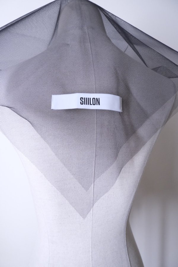 画像4: SIIILON Veil Wrap scarf　black (4)