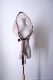 画像1: SIIILON Veil Wrap scarf brown (1)