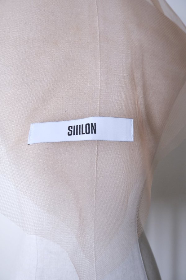 画像5: SIIILON Veil Wrap scarf brown (5)