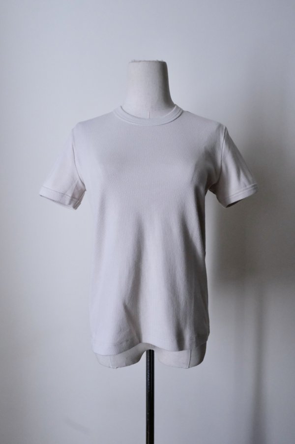 画像1: KLOKE Veil Rib Tee bone (1)