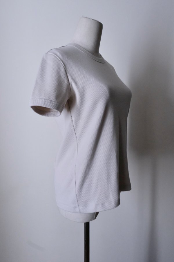 画像2: KLOKE Veil Rib Tee bone (2)