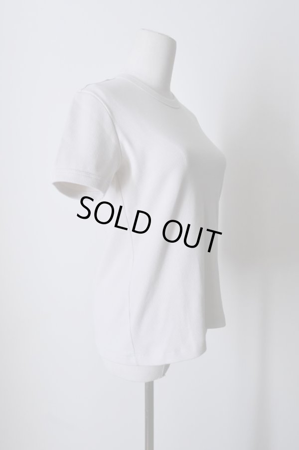 画像2: KLOKE Veil Rib Tee bone (2)