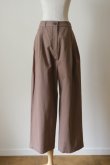 画像1: KLOKE  seleno pleat pant clay (1)