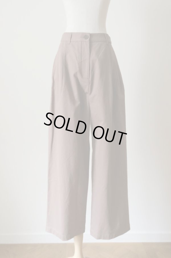 画像1: KLOKE  seleno pleat pant clay (1)