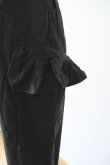 画像5: GO TO HOLLYWOOD Ruffled Flap Pocket Weather Cloth Pants black (5)
