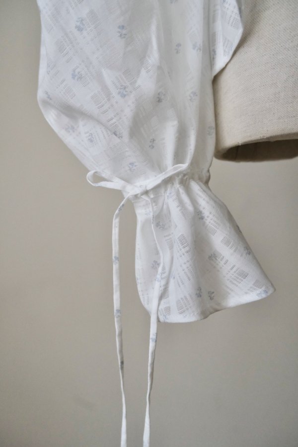 画像5: DECO depuis 1985  MINI FLOWER GARZE  SHIRTS SKY (5)