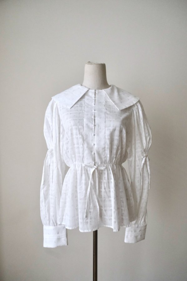 画像1: DECO depuis 1985  MINI FLOWER GARZE CLASSIC SHIRTS MOMO (1)