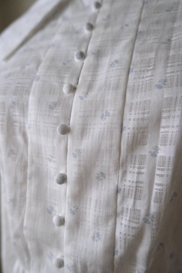 画像5: DECO depuis 1985  MINI FLOWER GARZE CLASSIC SHIRTS SKY (5)