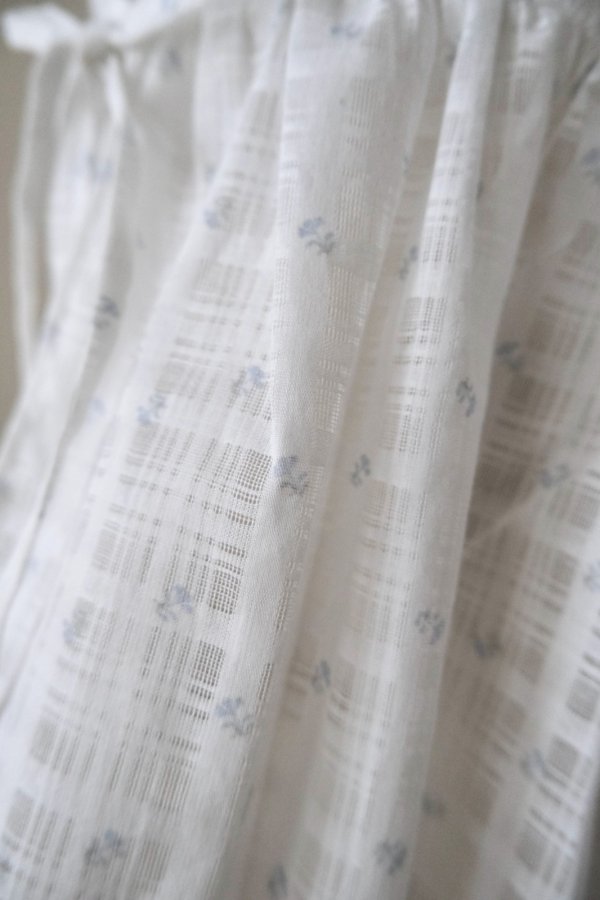 画像8: DECO depuis 1985  MINI FLOWER GARZE CLASSIC SHIRTS SKY (8)