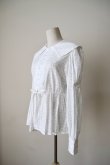 画像2: DECO depuis 1985  MINI FLOWER GARZE CLASSIC SHIRTS SKY (2)