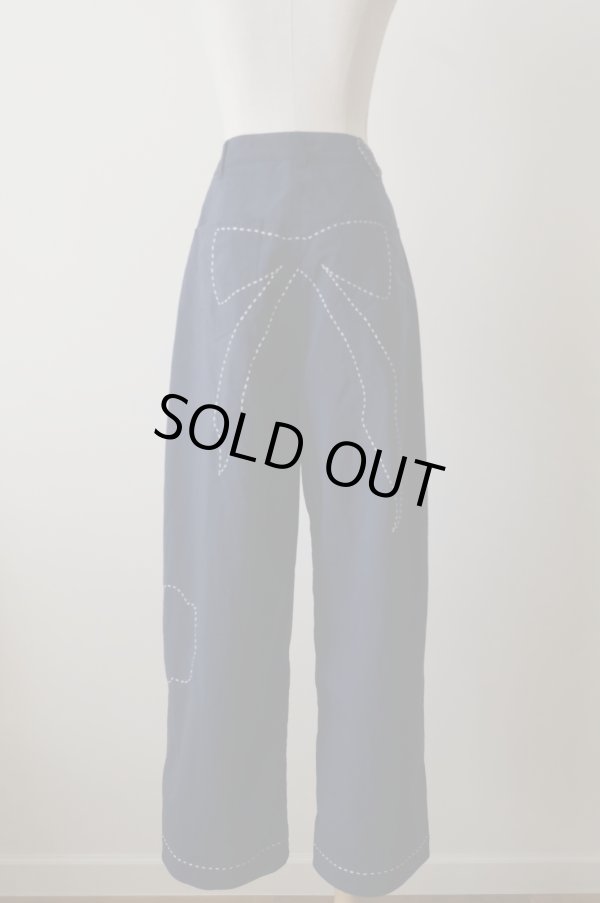 画像1: SOWA Sketch Trouser navy (1)