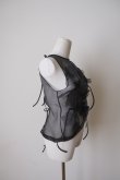 画像3: RIV NOBUHIKO (リブ ノブヒコ）ANSON FLOWER TOP black (3)