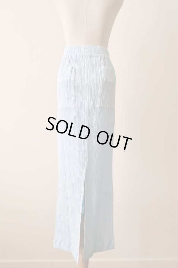 画像1: kéngo (ケンゴ) cotton banana yoryu long skirt　sora (1)