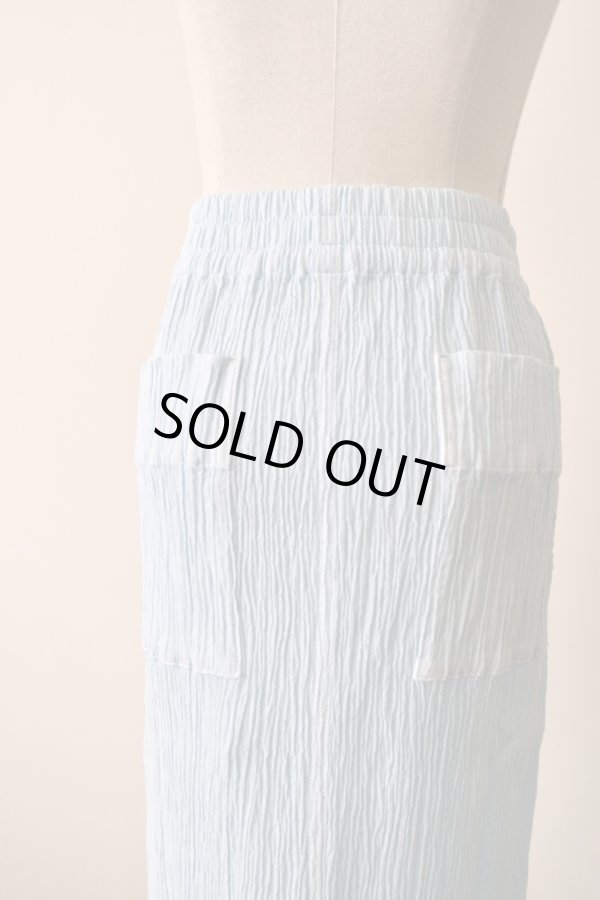 画像3: kéngo (ケンゴ) cotton banana yoryu long skirt　sora (3)