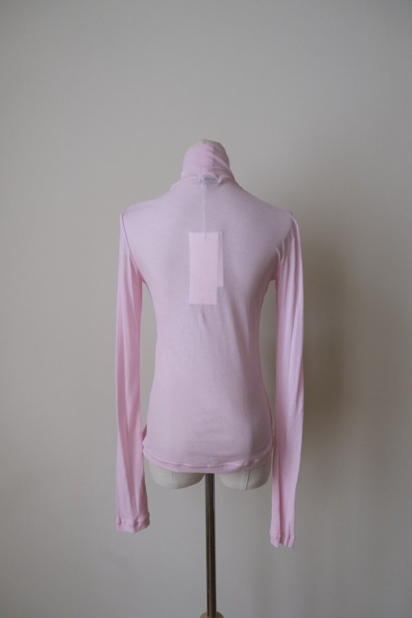画像3: RIV NOBUHIKO (リブ ノブヒコ）CELIA HIGH NECK EMBROIDERY TOP pink (3)