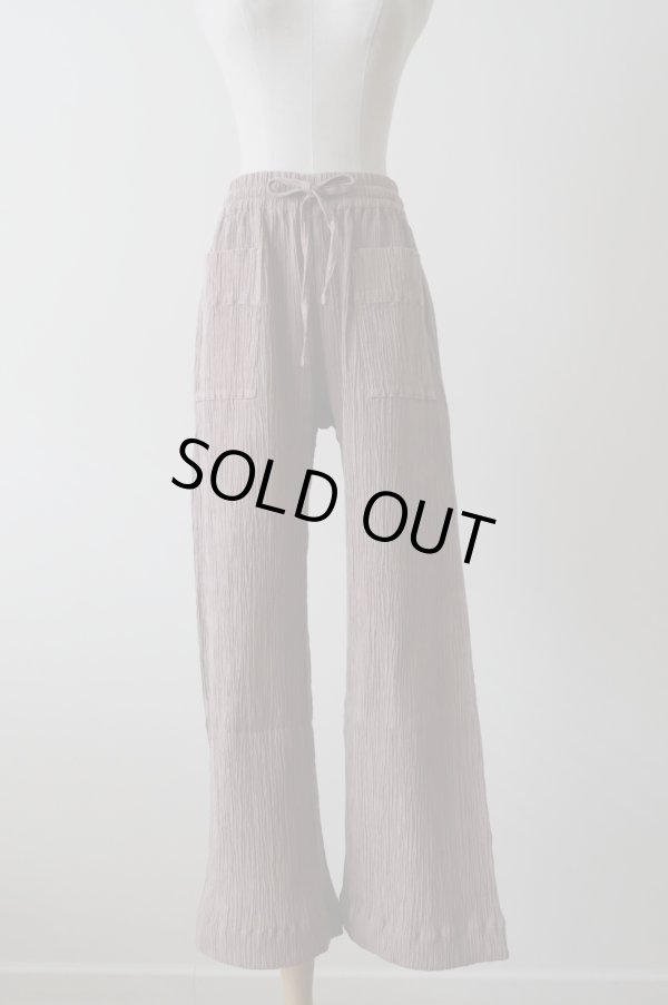 画像5: kéngo (ケンゴ) cotton banana yoryu loose pants　tsuchi (5)