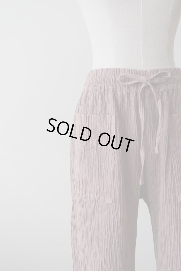 画像3: kéngo (ケンゴ) cotton banana yoryu loose pants　tsuchi (3)
