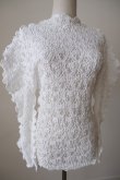 画像5: DECO depuis DECO depuis 1985 LACE UNEUNE TOPS 　white (5)