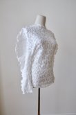 画像2: DECO depuis DECO depuis 1985 LACE UNEUNE TOPS 　white (2)